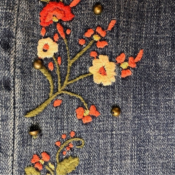 Anthropologie Pilcro and the Letterpress Hyphen Embroidered Relaxed Fit Jean 27 - Picture 14 of 16